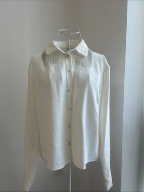 Solid Crystal Embellished Shirt